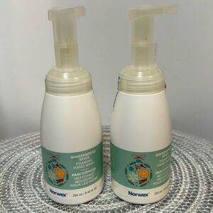 Norwex Gingerbread Spice Foaming Hand Soap Set of 2 NWT